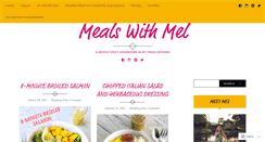 Desktop Screenshot of mealswithmel.com